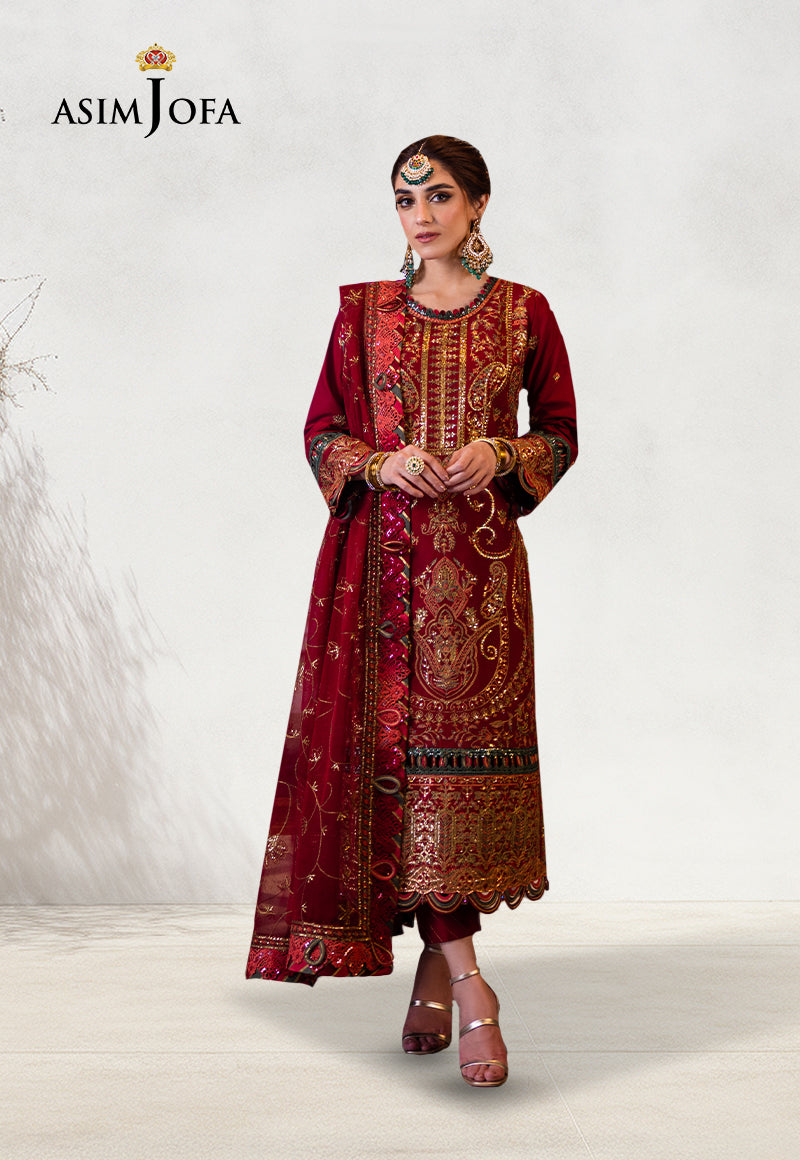 Asim Jofa Limited Edition Vol 2 Ajfile-21 Cambric 3 Pcs