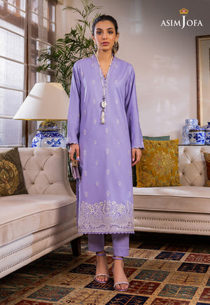 Asim Jofa Pret Essentials '23 Ajpe-27 (1-Pc) Embroidered Cambric 1 Pc
