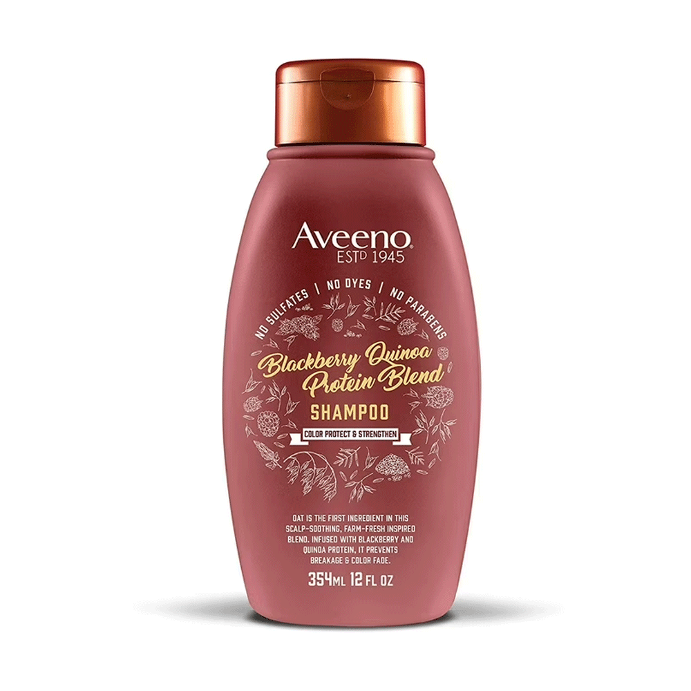Aveeno Blackberry & Quinoa Blend Color Protect & Strengthen Shampoo 354ml