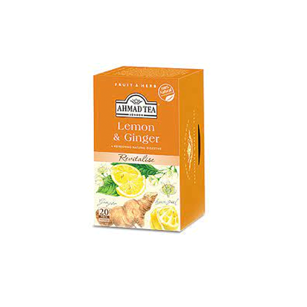 Ahmad Tea Infusion Lemon & Ginger 20s - Snapcart.pk