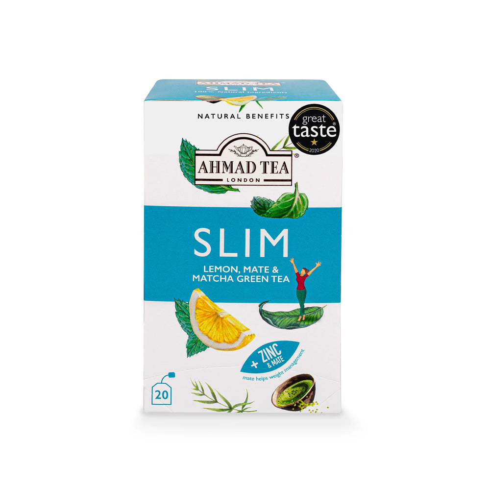 Ahmad Tea Slim Lemon, Mate & Matcha Green Tea 20s - Snapcart.pk