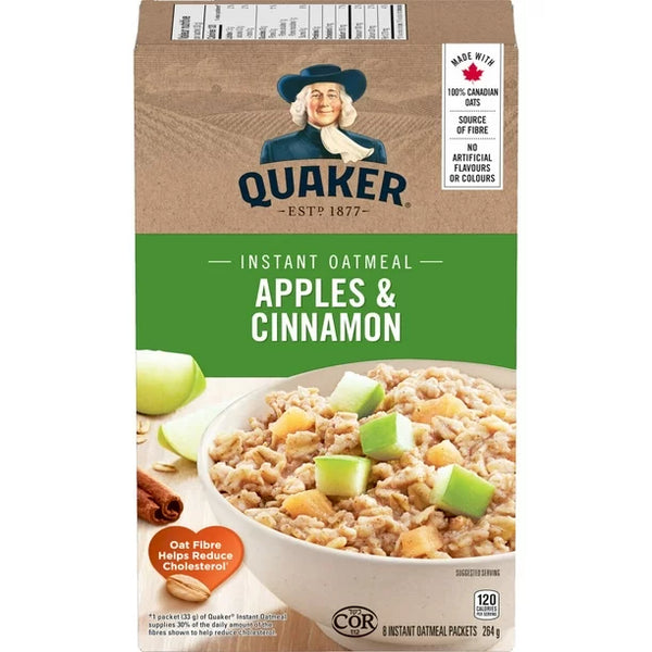 Quaker Apples & Cinnamon Oatmeal 264g - Snapcart.pk