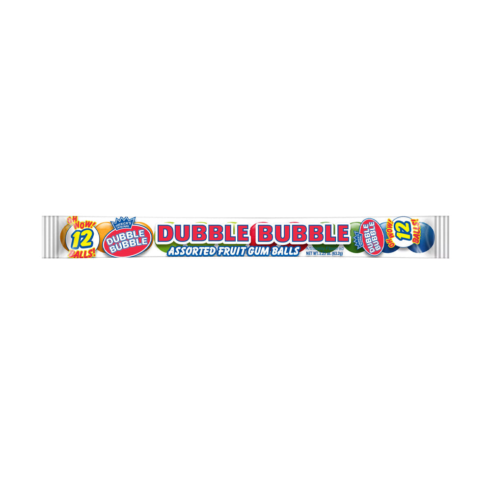 Dubble Bubble Assorted Fruit Gum Balls 63.2g - Snapcart.pk