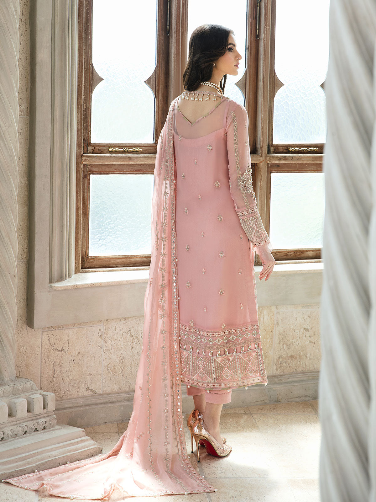 Gulaal Unstitched 3 Piece Emb Chiffon Eid Collection'2023-Isabella 01