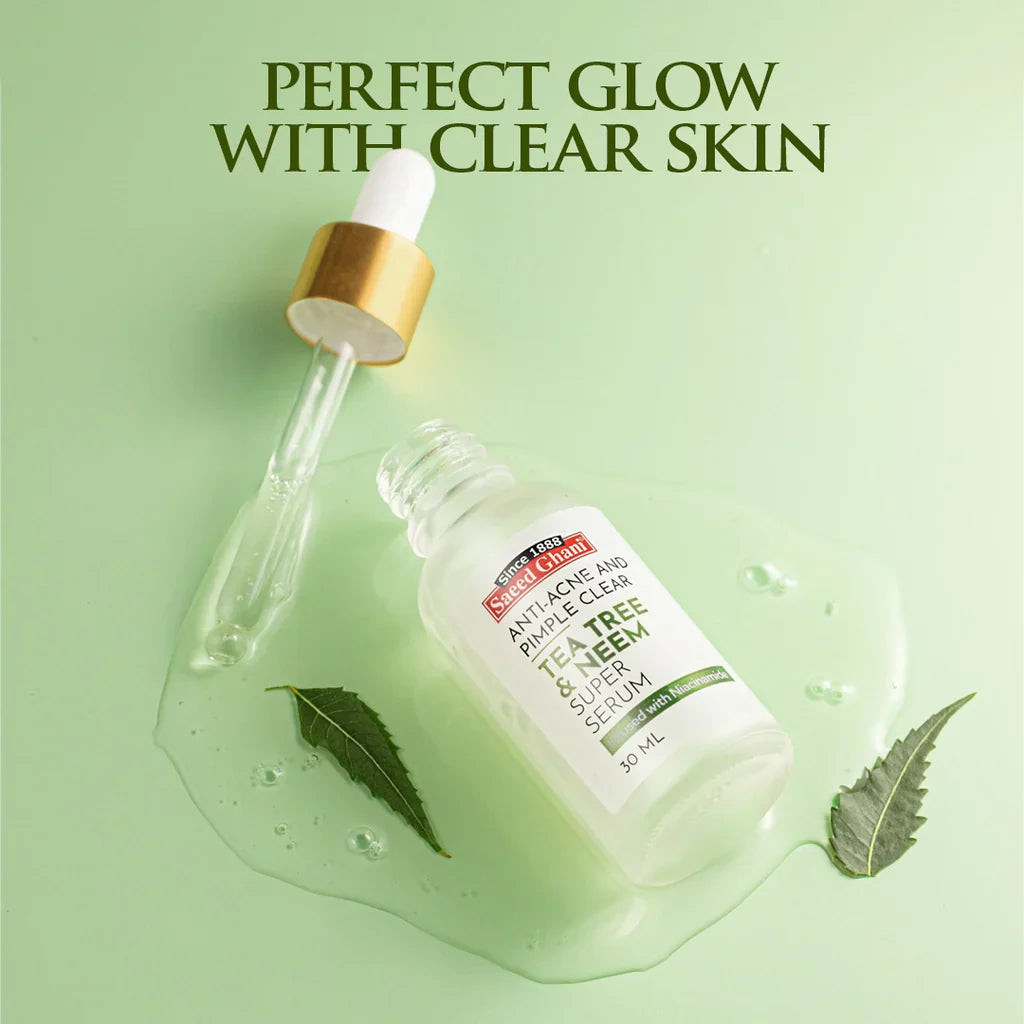 Saeed Ghani - Tea Tree & Neem Anti-Acne and Pimple Clear Super Serum
