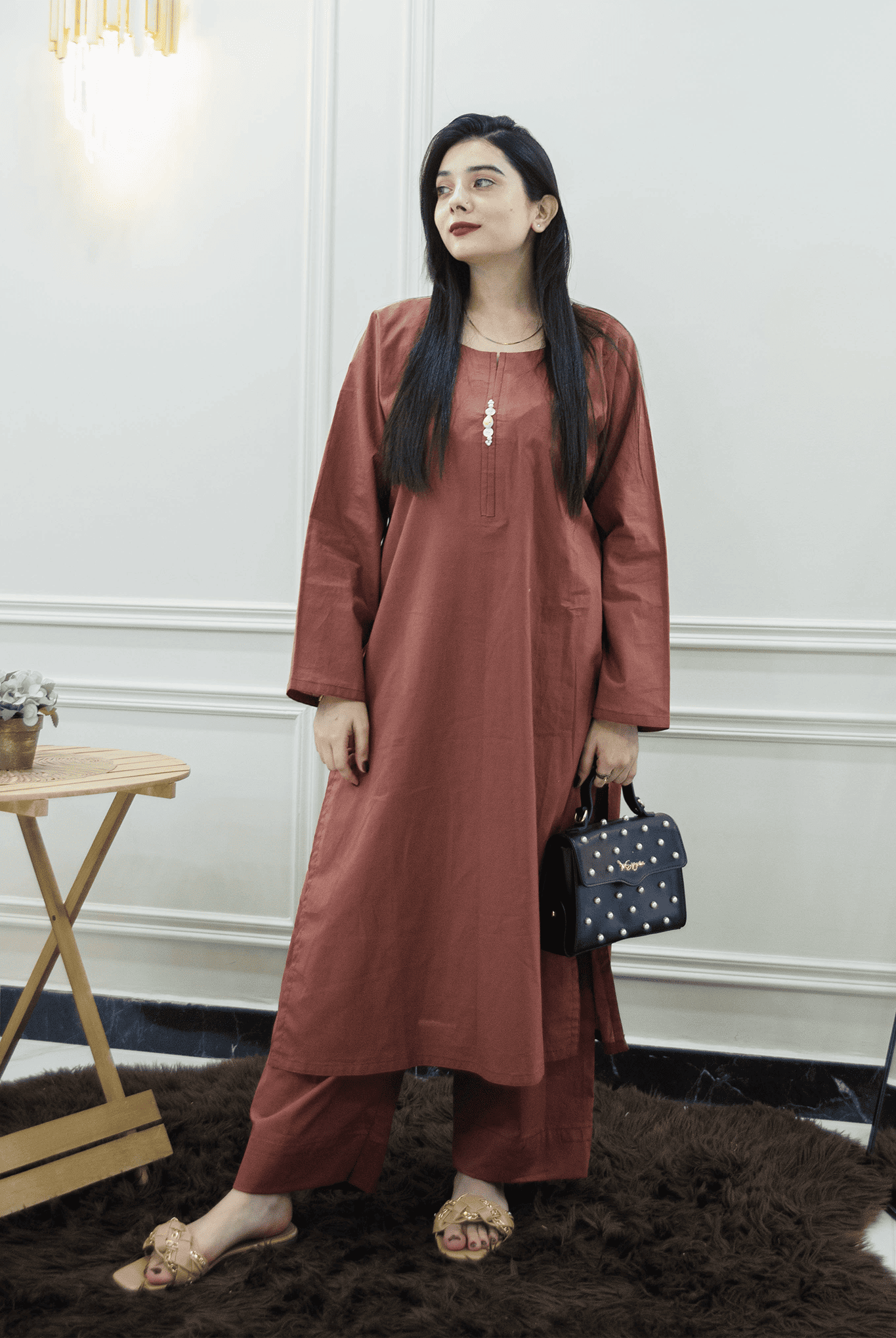 Her By A&M Stitched 2 Piece Summer Suit-06-Dusk Bloom