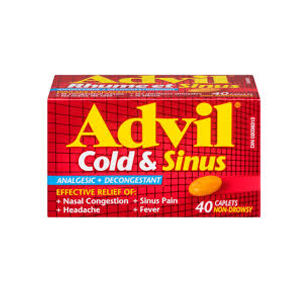 Advil Cold & Sinus Caplets 40s - Snapcart.pk