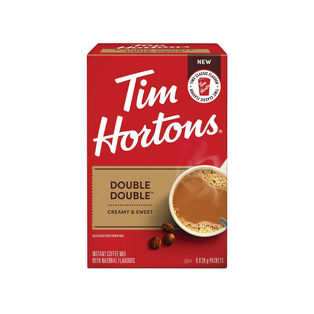 Tim Hortons Double Double Smooth & Creamy Coffee Box - Snapcart.pk