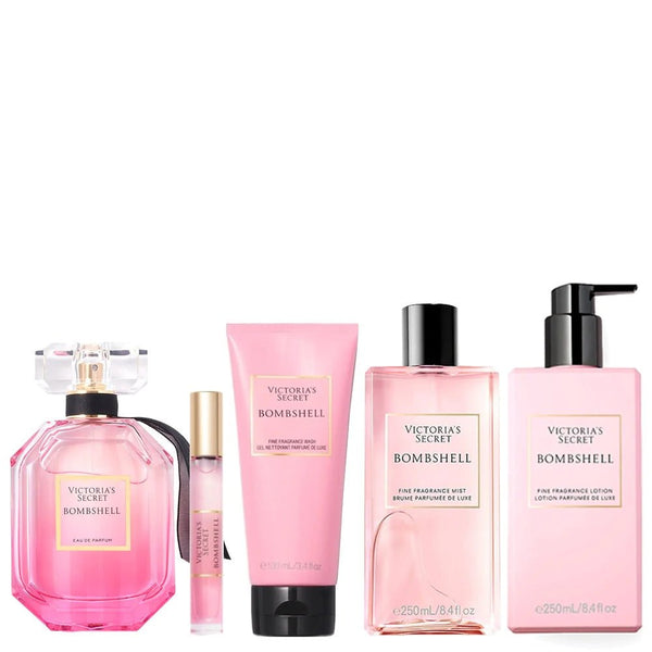 Victoria's Secret Bombshell Women Set EDP 100Ml+EDP 7Ml+B Lotion 250Ml+Mist 250Ml+S Gel 100Ml