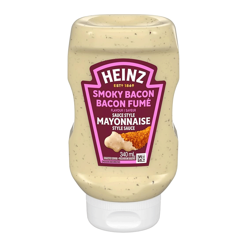 Heinz Smoky Bacon Bacon Fume Mayonnaise 340ml