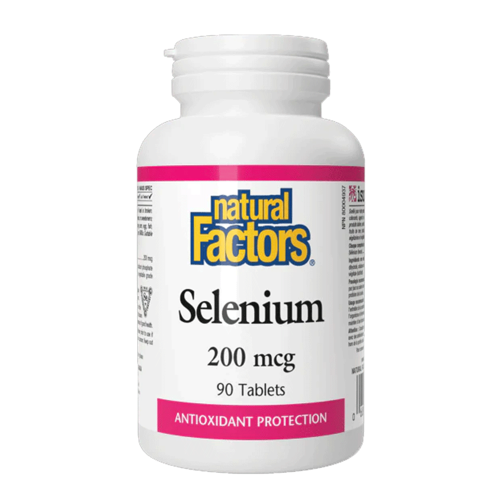 Natural Factors Selenium 200mcg Tab 90s