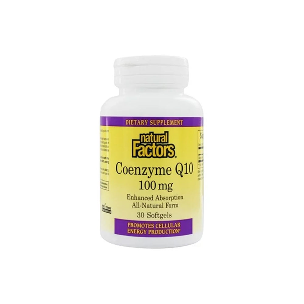 Natural Factors Coenzyme Q10 100mg Softgels 30s - Snapcart.pk