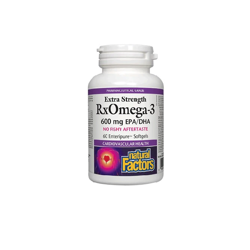 Natural Factors Rx Omega-3 600mg 60 Softgel - Snapcart.pk