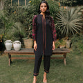 Rozmara By Kross Kulture Stitched 2PC - Khaddar Solid Suit Suit-0001256-XSM-BLK