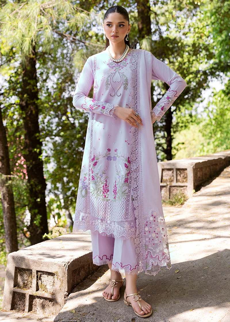Bloom By Saira Shakira Unstitched 3 Piece Luxury Lawn Collection'2025-07-A-Faye