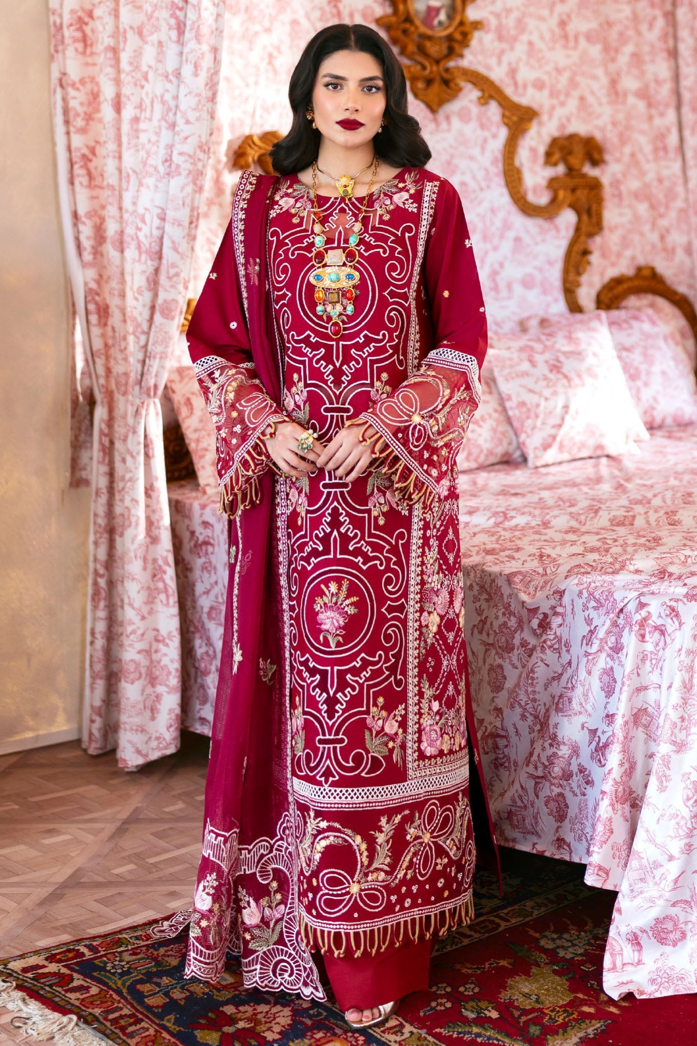 Sophie By Mahnur Unstitched 3 Piece Luxury Lawn Collection'2025-07-Ginny