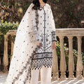 Bahar By Farasha Unstitched 3 Piece Emb Lawn Edit-II Collection-07-Ocean Pearl