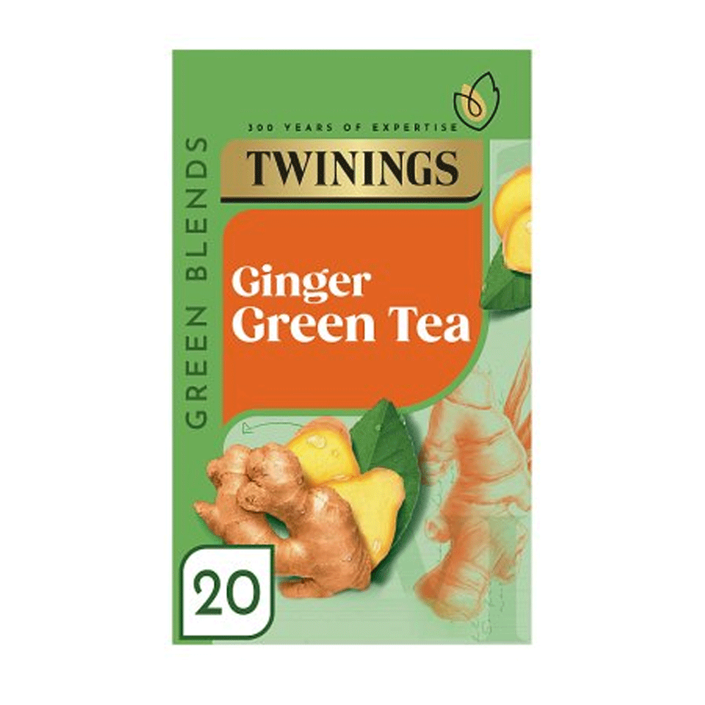 Twinings Green Blends Ginger Green Tea 20s 40g