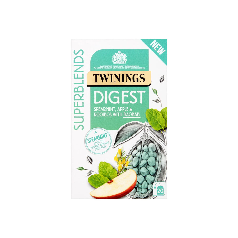 Twinings Super Blends Digest Tea Bags 20s - Snapcart.pk
