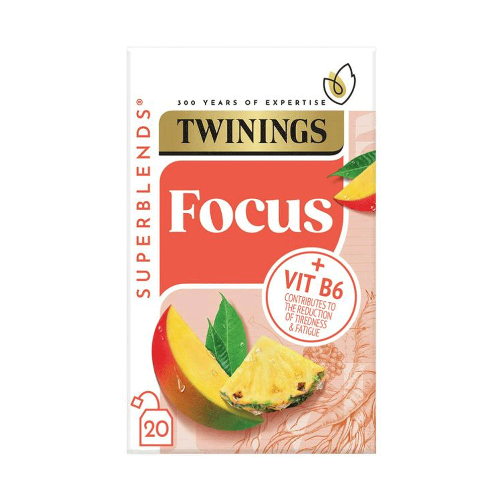 Twinings Focus Mango & Pineapple Tea Bags 20s - Snapcart.pk