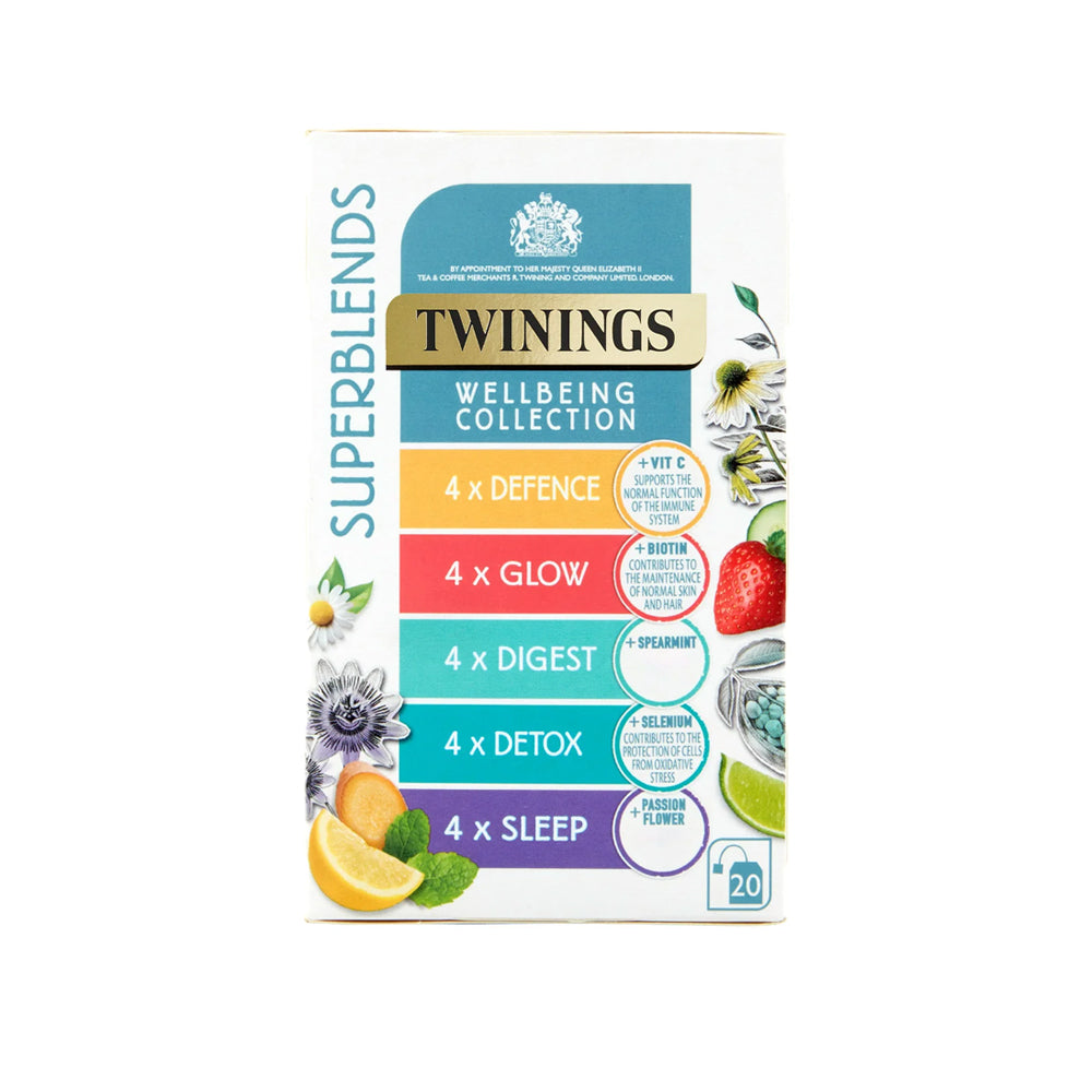 Twinings Superblends Well Being Collection Tea Bags 20s - Snapcart.pk