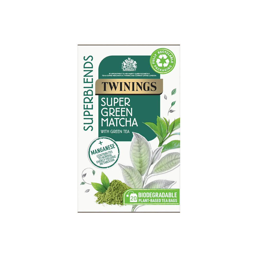Twinings Super Green Matcha Tea Bags 20s