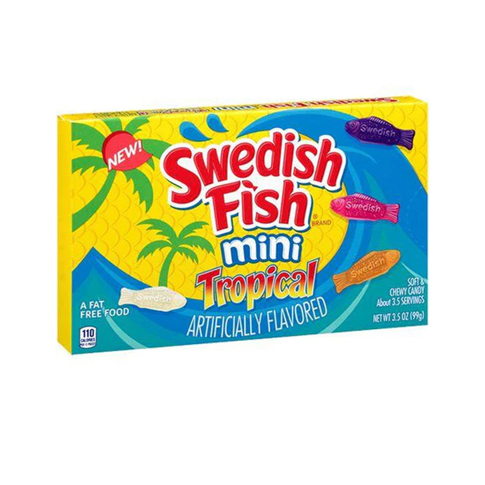 Swedish Fish Mini Tropical Soft & Chewy Candy 99g - Snapcart.pk