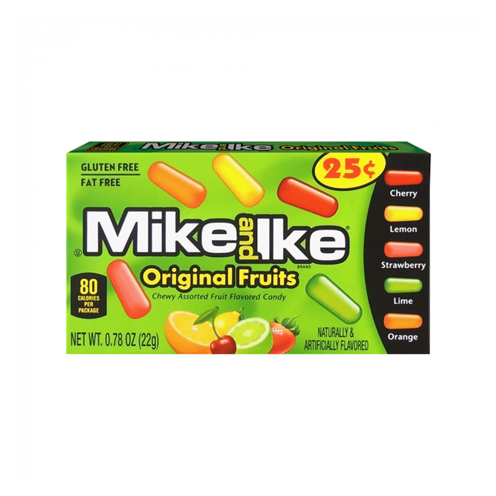 Mike & Ike Original Fruits Flavoured Candy 22g - Snapcart.pk