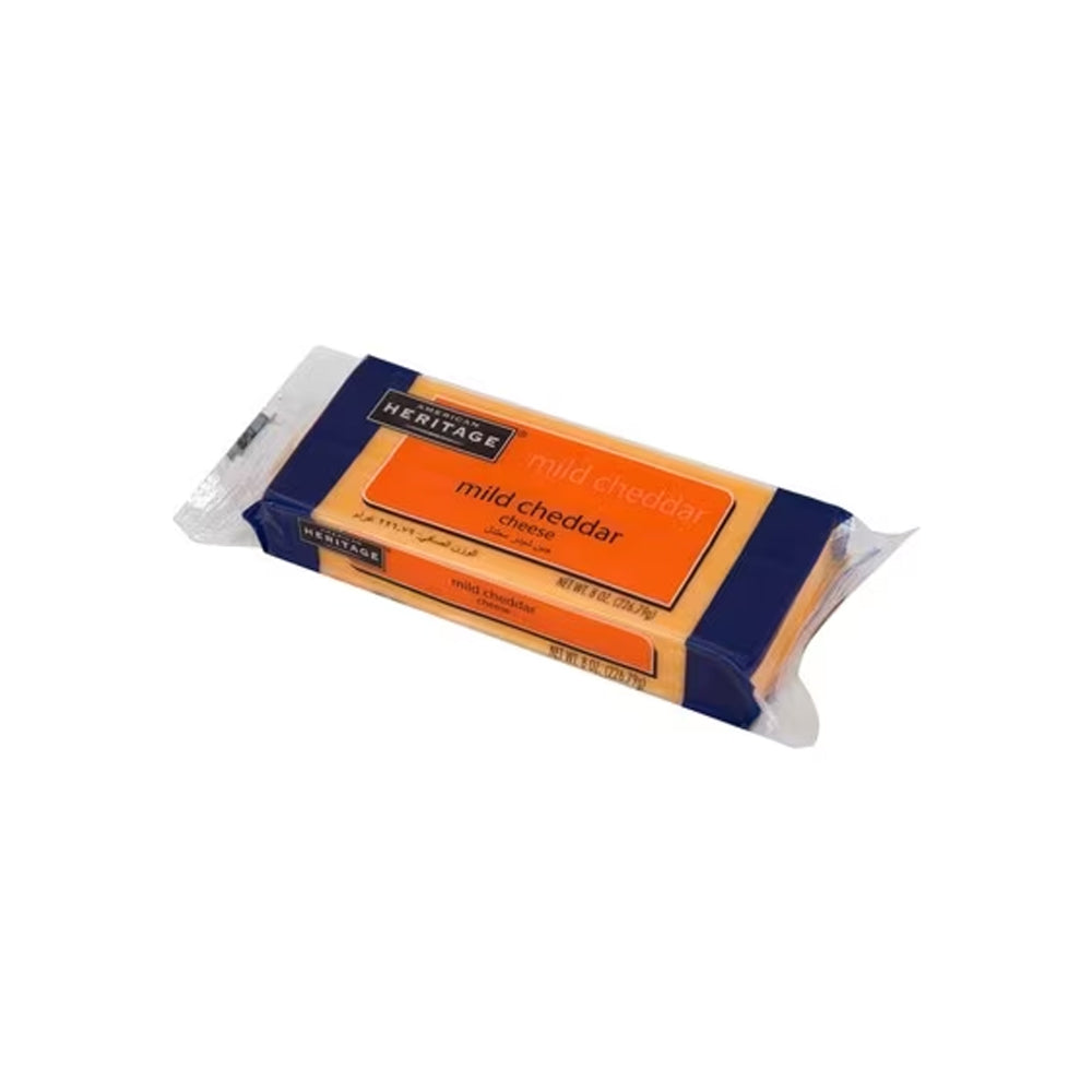 Heritage Medium Cheddar Cheese 226.79g - Snapcart.pk