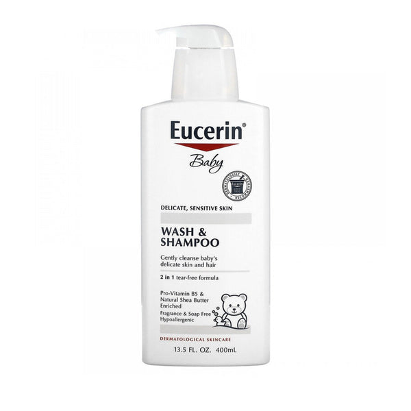 Eucerin Baby Wash & Shampoo 2in1 400ml - Snapcart.pk