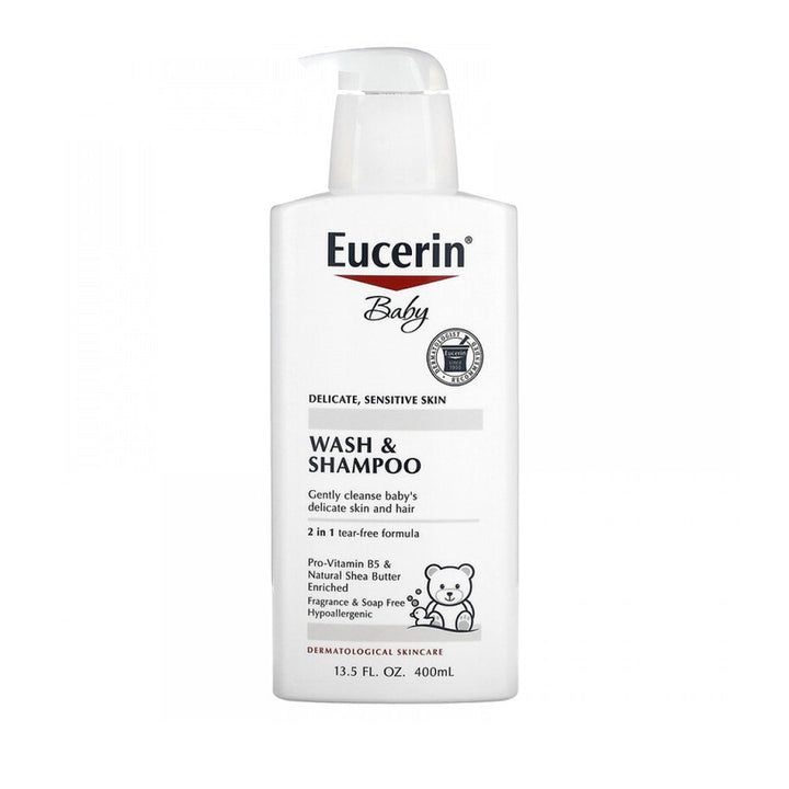 Eucerin Baby Wash & Shampoo 2in1 400ml - Snapcart.pk