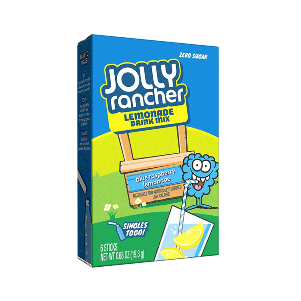 Jolly Rancher Lemonade Drink Mix Blue Raspberry 19.3g - Snapcart.pk