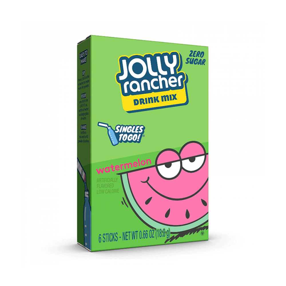 Jolly Rancher Watermelon Drink Mix 18.8g - Snapcart.pk