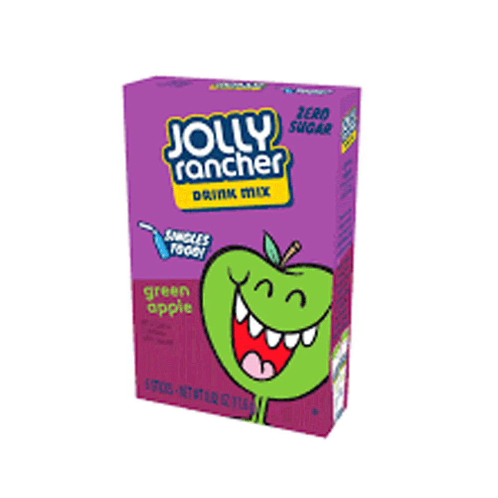 Jolly Rancher Zero Sugar Green Apple Drink Mix 17.6g - Snapcart.pk
