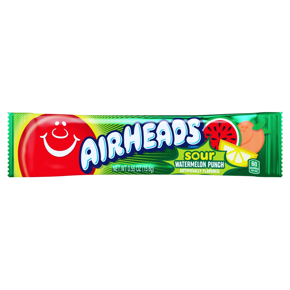 Airheads Sour Watermelon Punch Candy 15.6g