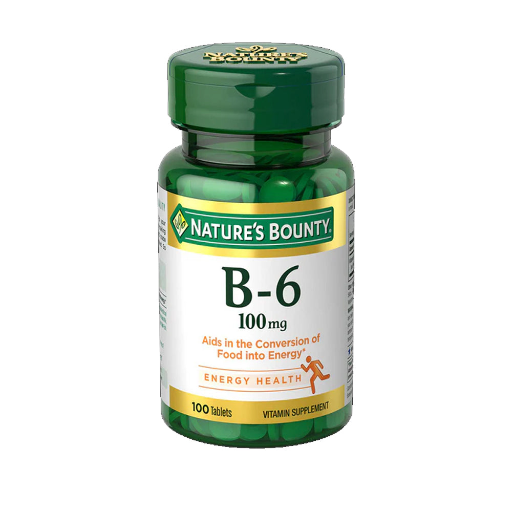 Natures Bounty B-6 100mg Tab 100s - Snapcart.pk