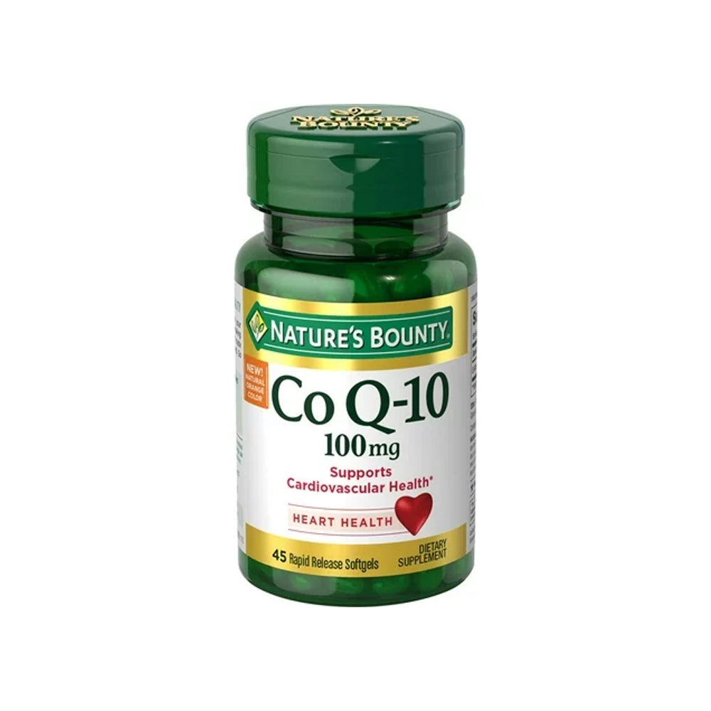 Natures Bounty Co Q-10 100mg 45 Softgels - Snapcart.pk