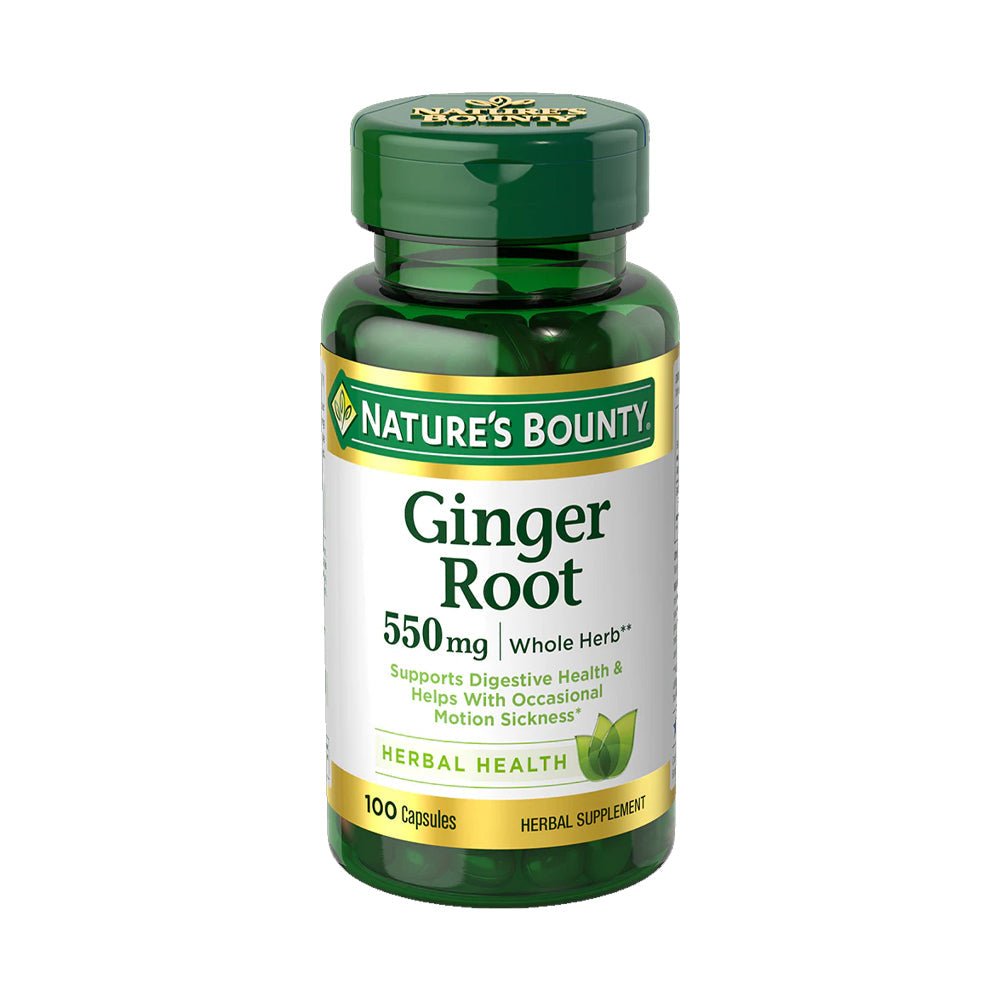 Natures Bounty Ginger Root 550 Mg - Snapcart.pk