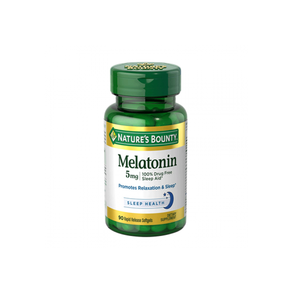 Natures Bounty Melatonin 5mg Softgels 90s - Snapcart.pk