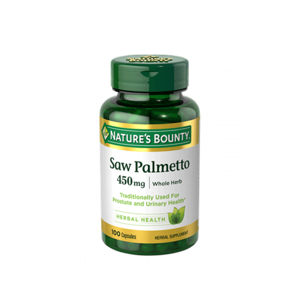 Natures Bounty Saw Palmetto 450mg Capsule 100s - Snapcart.pk