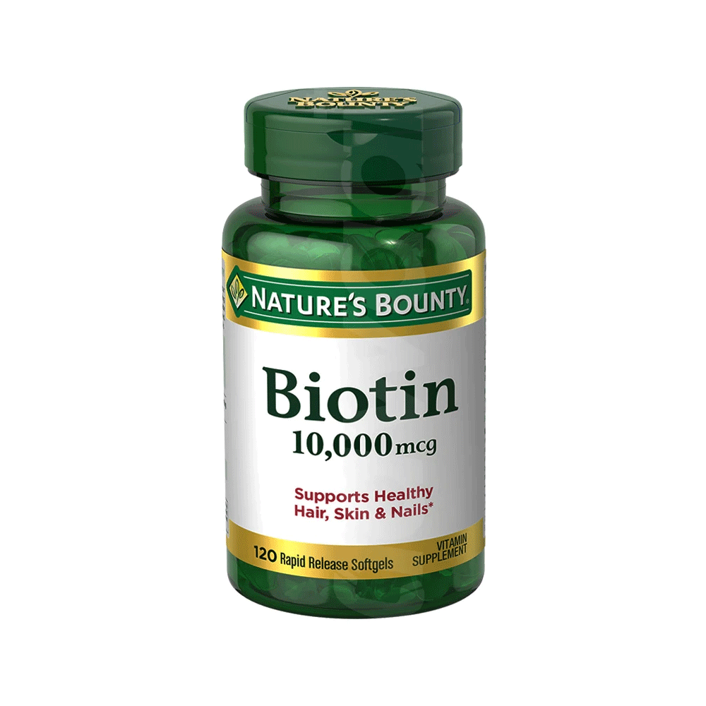Natures Bounty Biotin 10000mcg Tablets 120s - Snapcart.pk