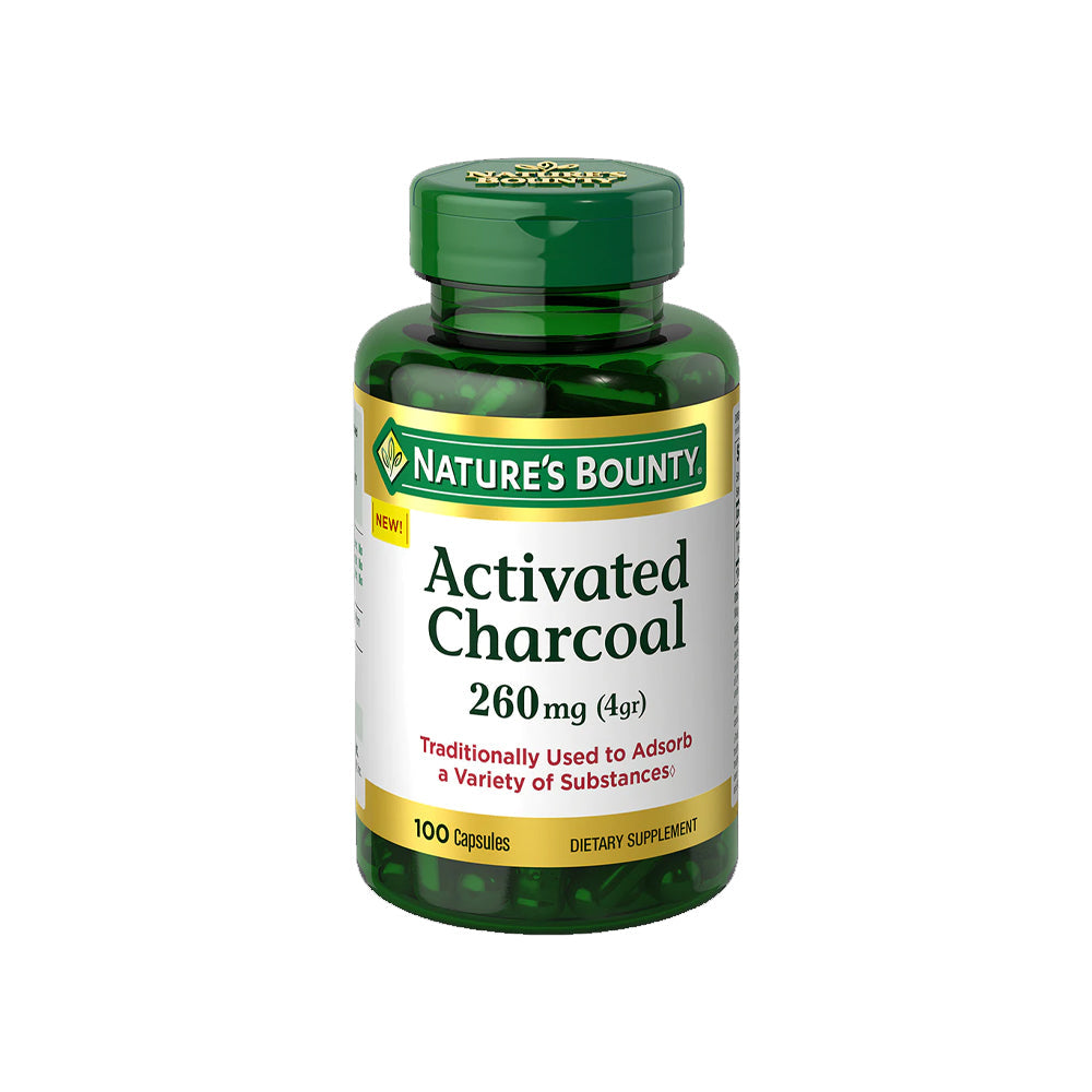 Natures Bounty Activated Charcoal 260 Mg - Snapcart.pk