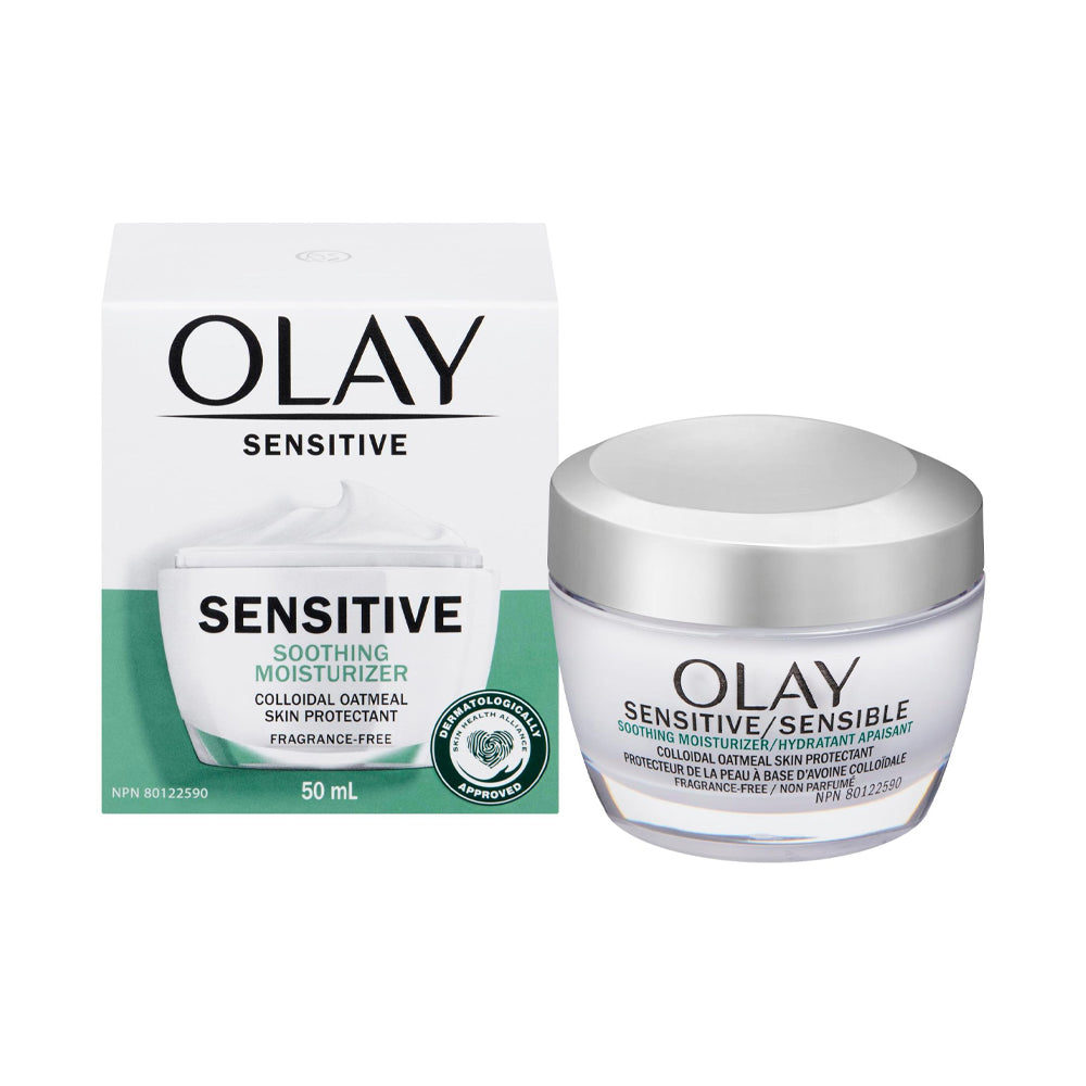 Olay Sensitive Soothing Moisturiser Cream 48g - Snapcart.pk