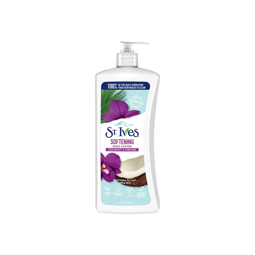 St.lves Body Lotion Softening Coconut & Orchid 621ml - Snapcart.pk