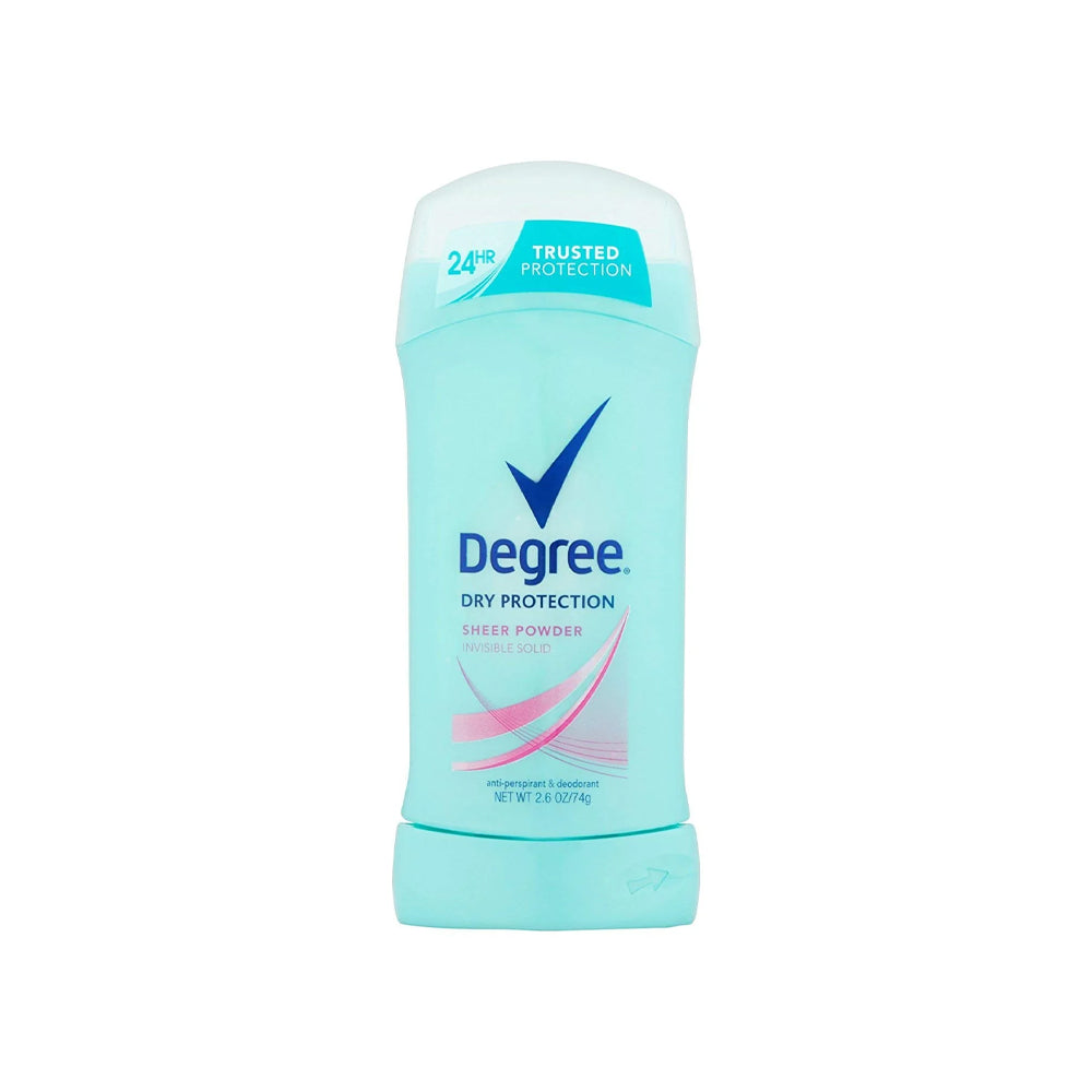 Degree Sheer Powder Invisible Solid Doedorant Stick 74g - Snapcart.pk