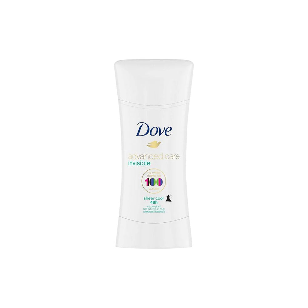 Dove Invisible Sheer Cool Deodorant Stick 74g - Snapcart.pk