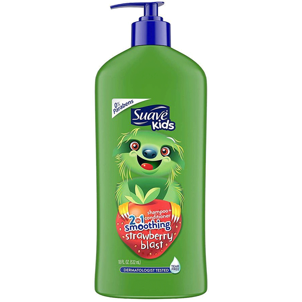 Suave Kids 2in1 Strawberry Blast Pump 532ml