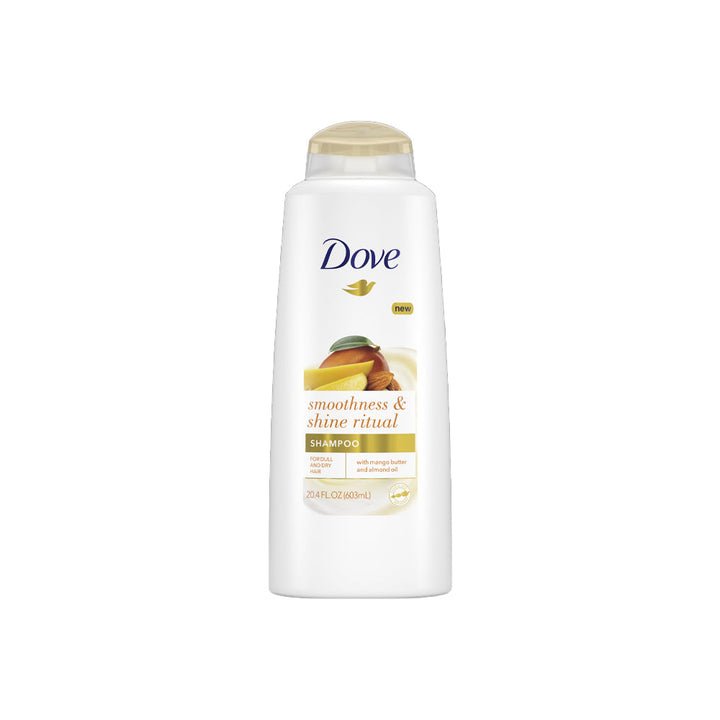 Dove Smoothness & Shine Ritual Shampoo 603ml - Snapcart.pk