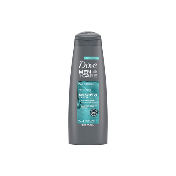 Dove Men+care Ecualyptus+brich 2in1 Shampoo+conditioner 355ml - Snapcart.pk