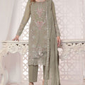 Myra By Soghat Stitched 3 Piece Luxury Emb Chiffon Collection'2025-Myra-07-Olive